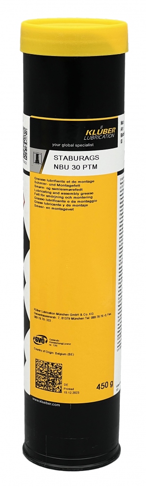 Klüber STABURAGS NBU 30 PTM Lubricating grease high resistance 400g