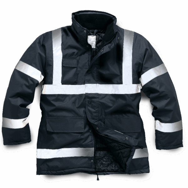 Standsafe HV017 Security jacket / Parka navy blue