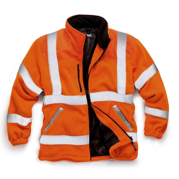 Standsafe HV022 High visibility fleece jacket orange