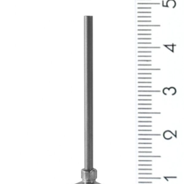 Stainless steel nozzle for torque sealant gun cartridge 4.7cm Ø1,6mm