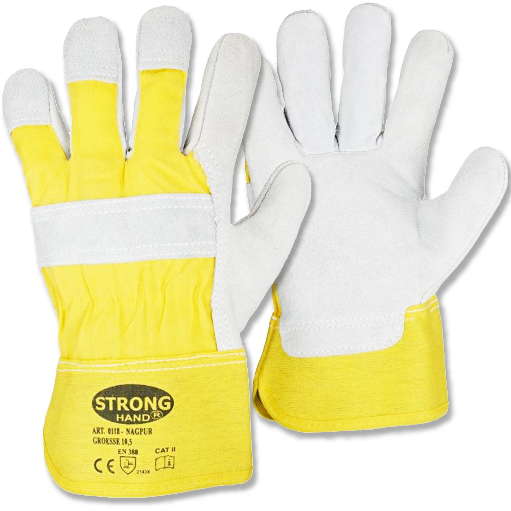 Stronghand 0118 NAGPUR Leather safety gloves Size 10.5