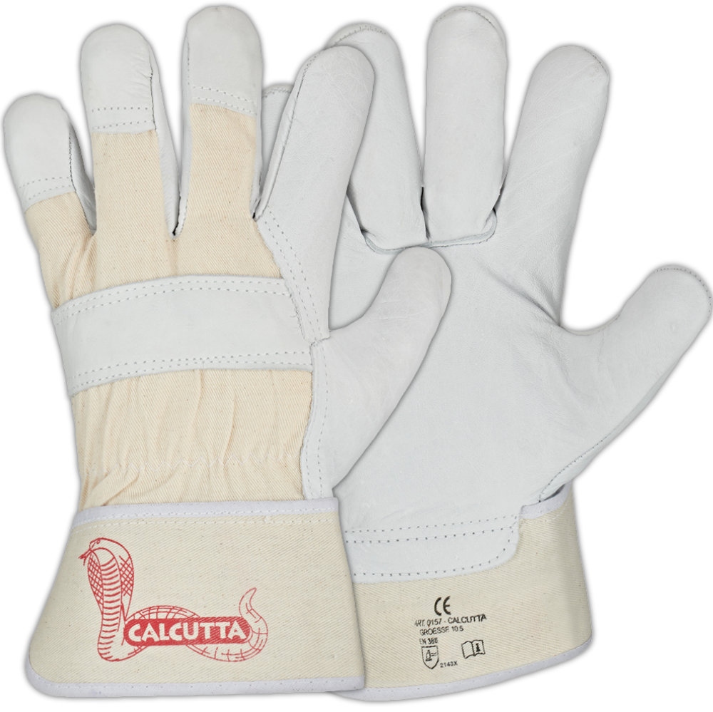 Stronghand 0157 CALCUTTA Full Cowhide Leather Safety Gloves 8-12