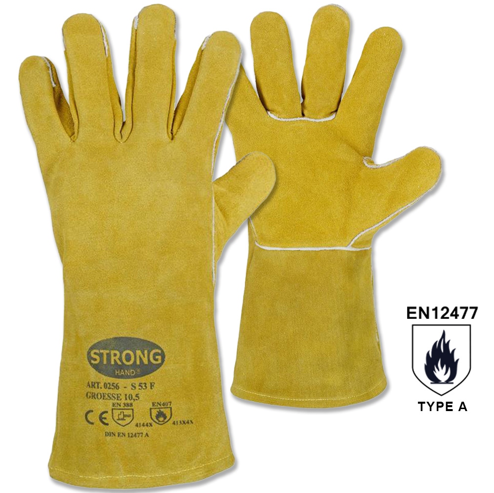 Stronghand 0256 S53/F Welding Gloves heat resistant type A 10.5-12