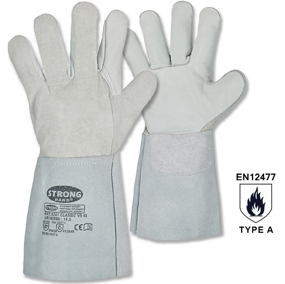 Stronghand 0261 VS53 Cowhide Welding Gloves heat resistant type A 9-12