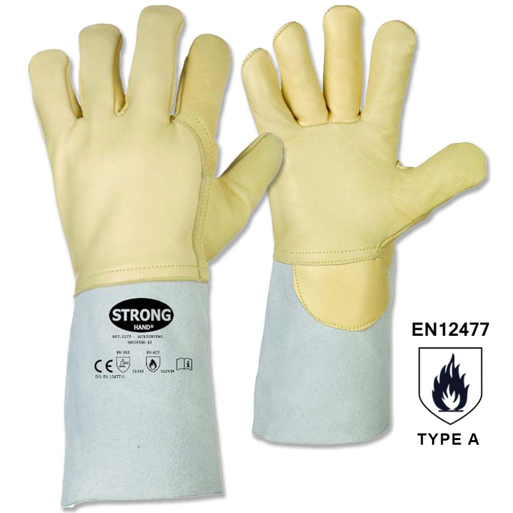 Stronghand 0272 WELDER Nappa Leather Safety Gloves type A size 10