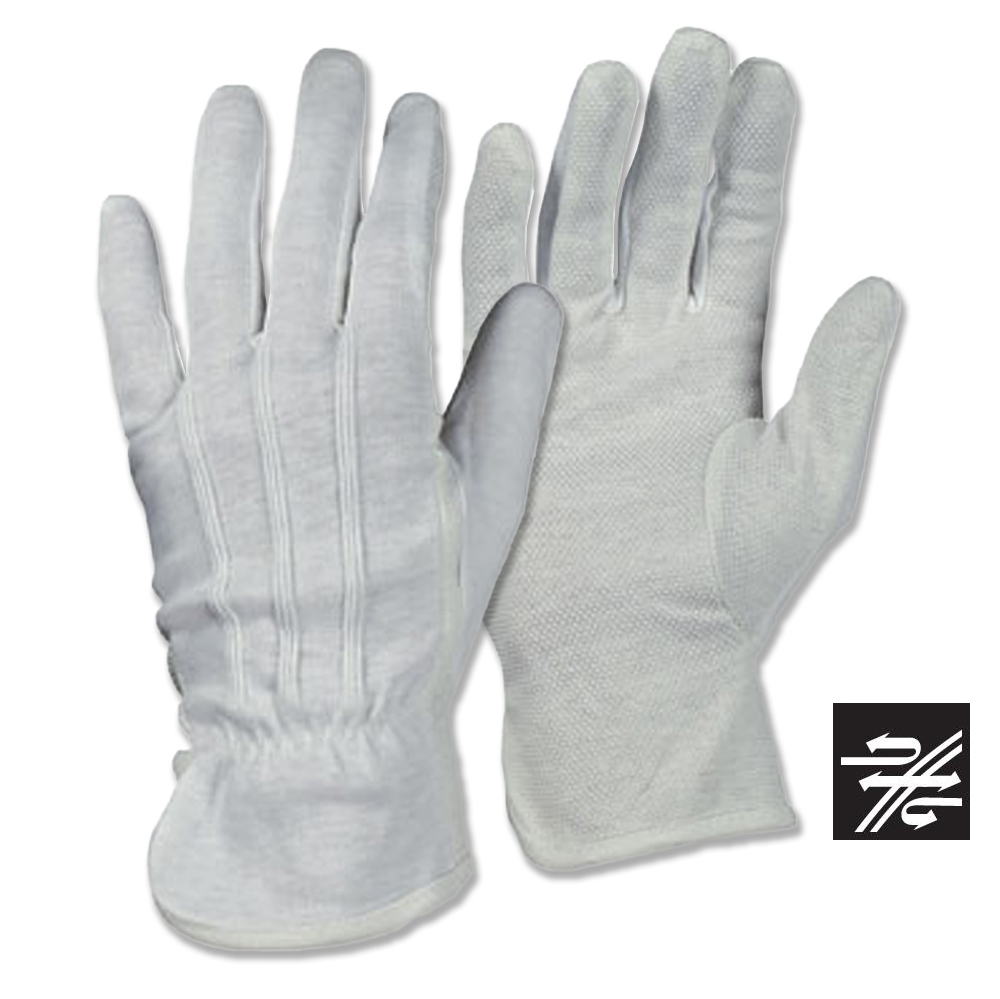Stronghand 0306 BAOTOU Breathable Cotton Gloves bleached white 7-11