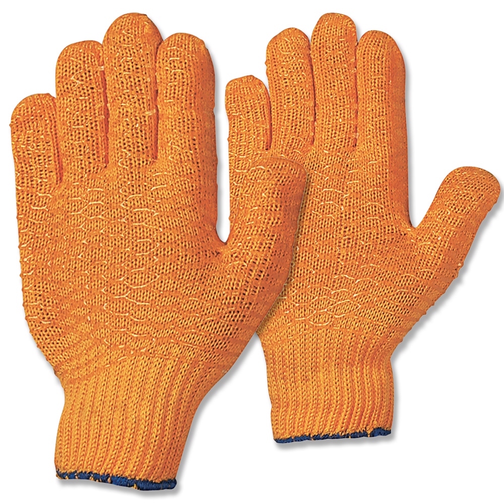 Stronghand 0350 CRISS-CROSS Polyacryl/Polyester-PVC Safety Gloves 8-11
