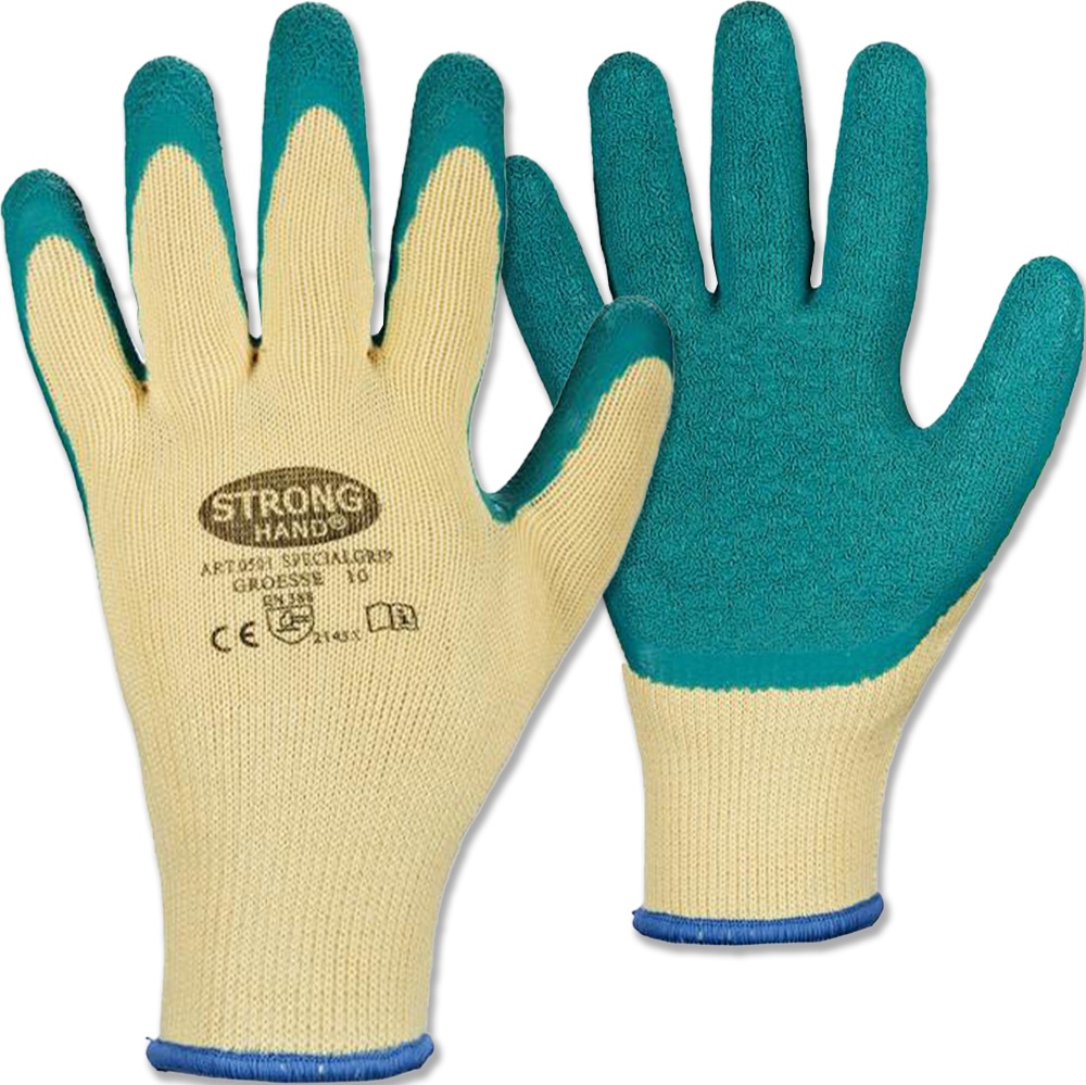 Stronghand 0501 Specialgrip Latex-coated Safety Gloves 7-12