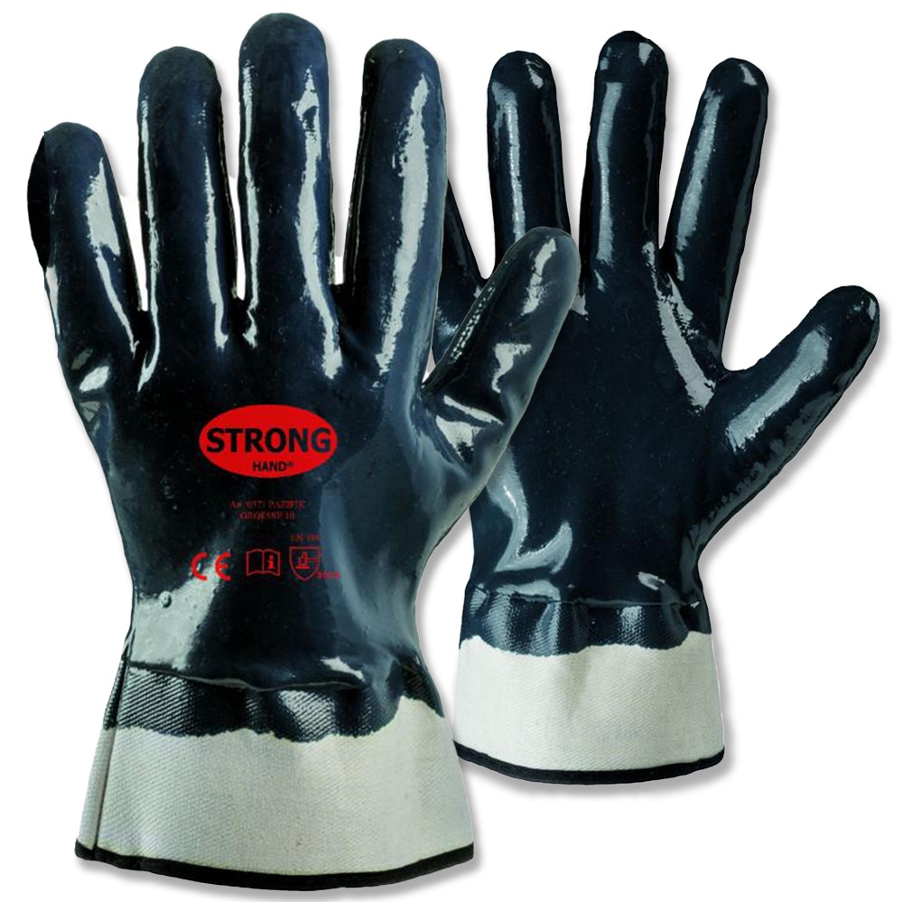 Stronghand 0571 PAZIFIK Water/Oil-Repellent Nitrile-Safety Gloves