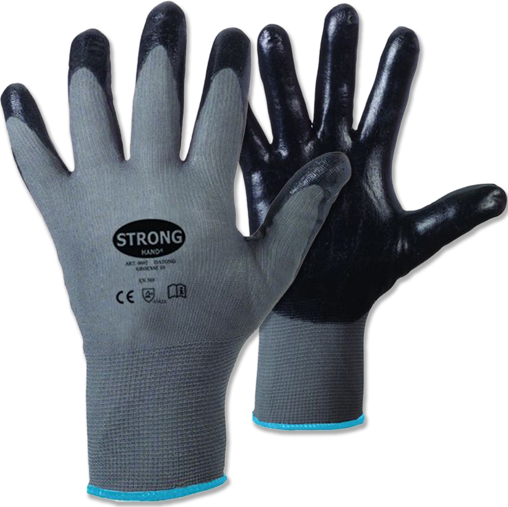 Stronghand 0602 Datong Nitrile-coated oil resistant safety gloves 6-11