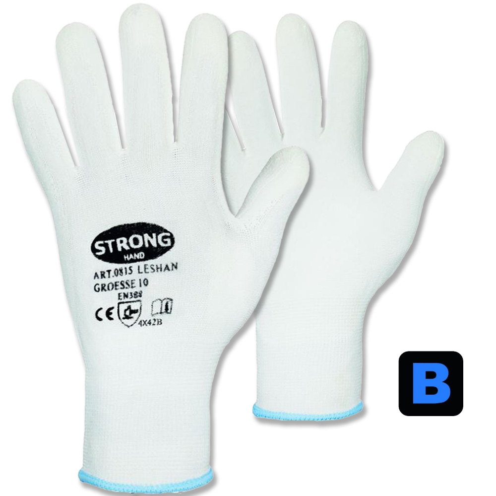 Stronghand 0815 LESHAN PU-coated Cut Resistant Safety Gloves level B
