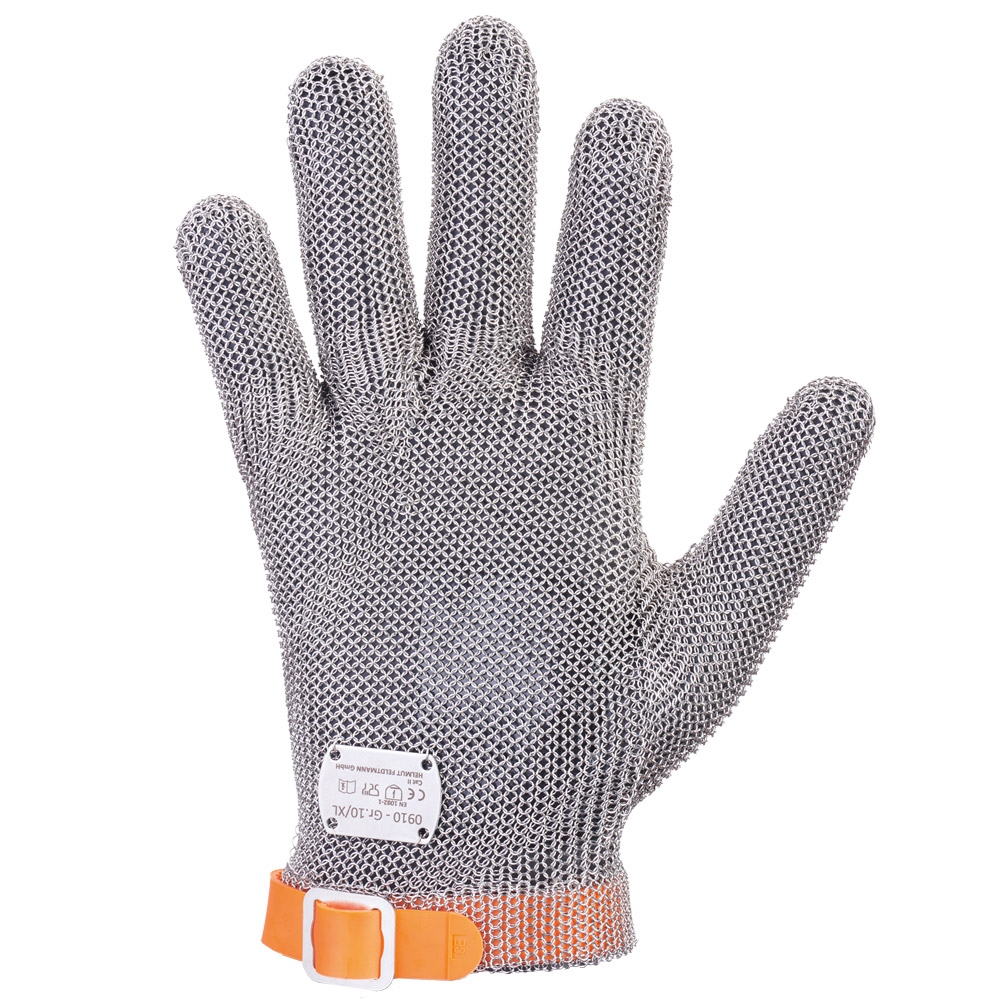 Stronghand 0910 chainmail food gloves 5-fingers ambidextrous