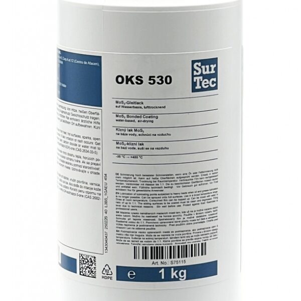 SurTec OKS 530 MoS2 bonded coating water-based and air-drying 1kg tin