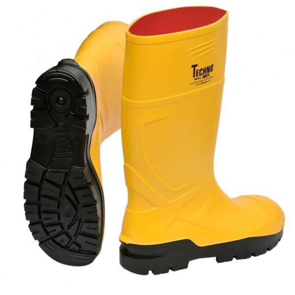Techno Troya Boots PU-Safety boots yellow lightweight S5 36-49