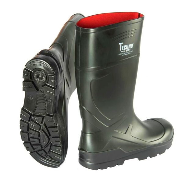 Techno Boots Troya green PU-Safety boots lightweight S5 36-49