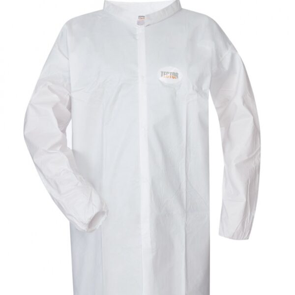 Tector 29951 VAHR Disposable lab protection coat white S-3XL
