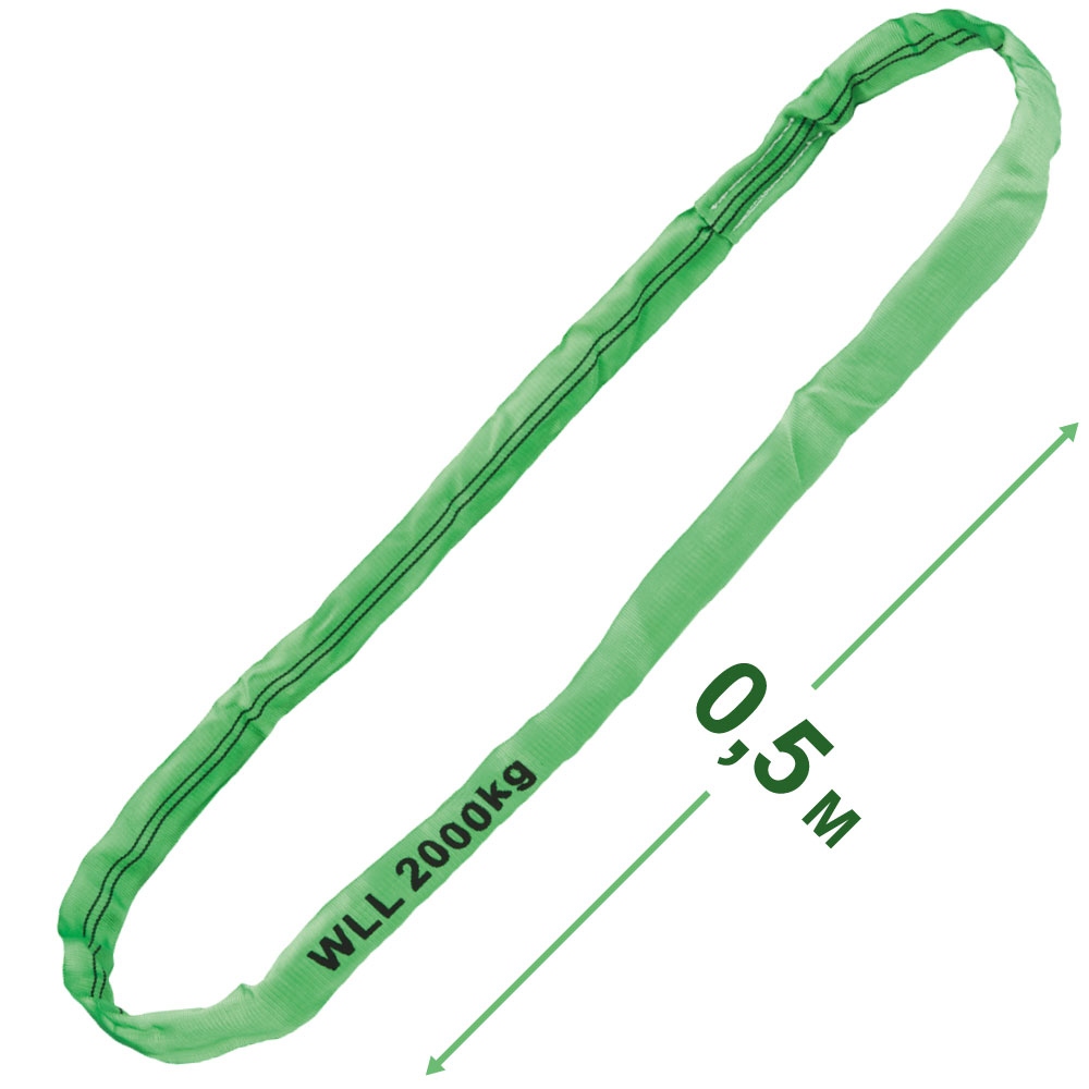 Tector 84522 Round Sling green 2000kg - 0.5m