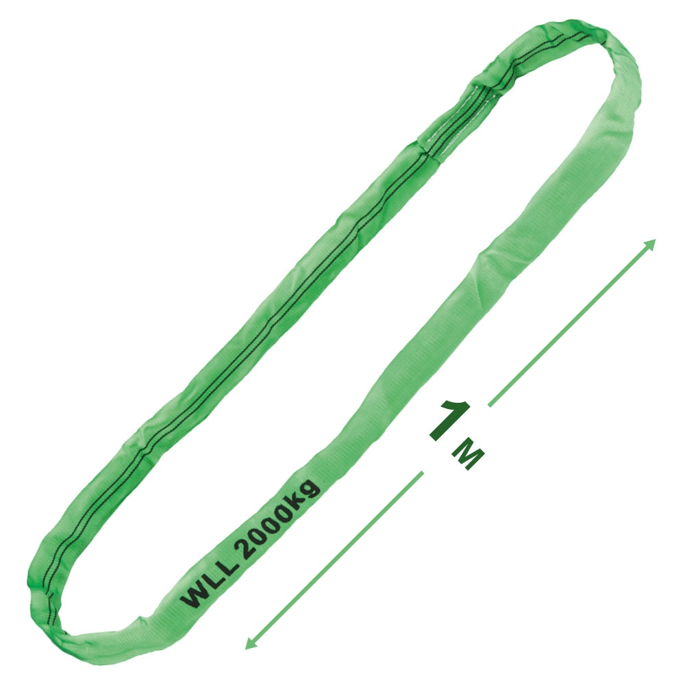 Tector 84522 Round Sling green 2000kg - 1m