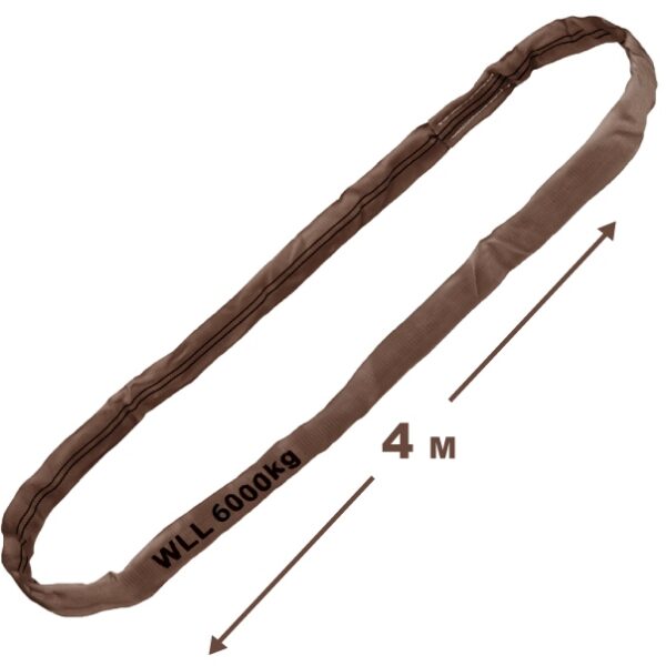 Tector 84530 Round Sling brown 6000kg - 4m