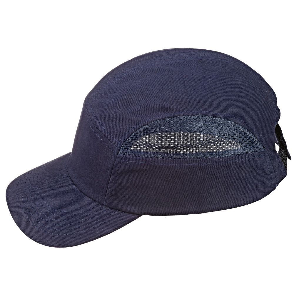 Safety Baseball cap with ABS shell EN 812 navy blue, Tector NET