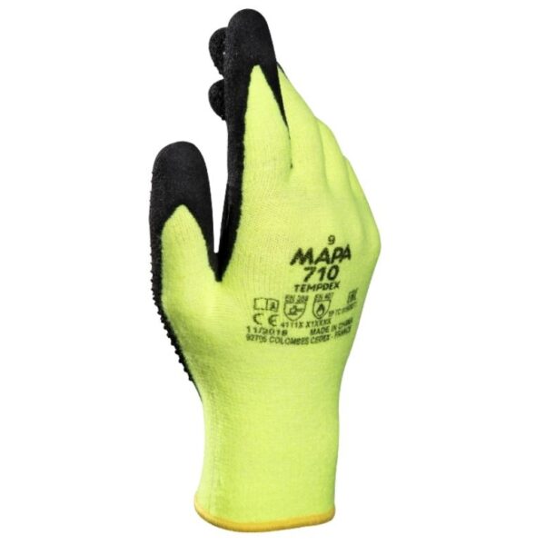 Mapa TEMPDEX 710 Nitrile safety gloves cat 2 EN388 EN407