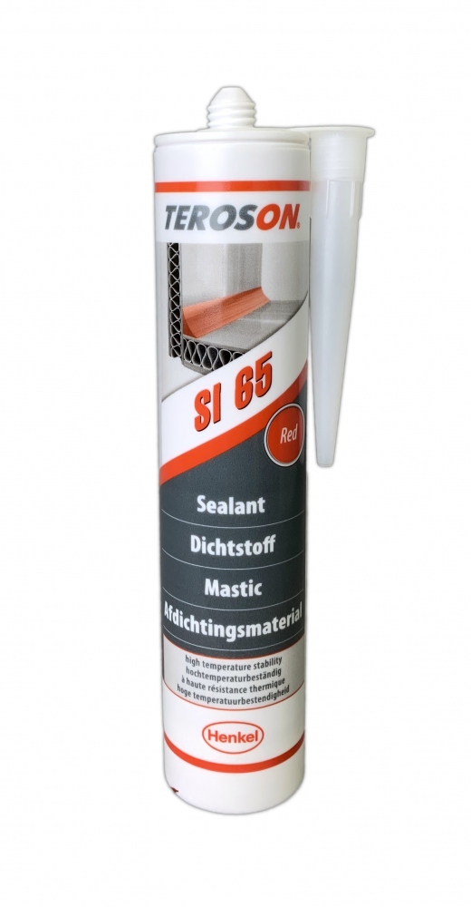Teroson SI 65  cartridge Silicone sealant red 300ml