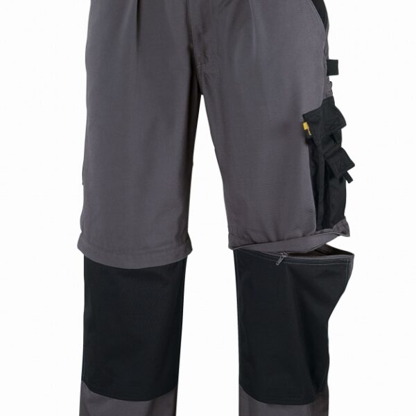 Texxor 8357 TOBAGO 2-in-1 Canvas trousers & shorts gray/black