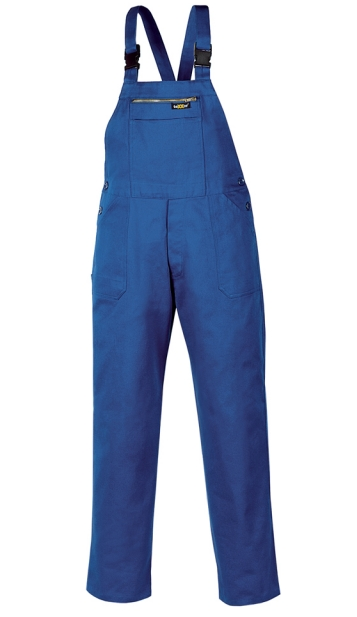 Texxor 8032 Work Dungarees 100% cotton royalblue