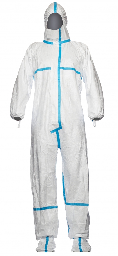 Tyvek® 600 Plus CHA6 Protection suit white cat.3 type 4B-5B-6B