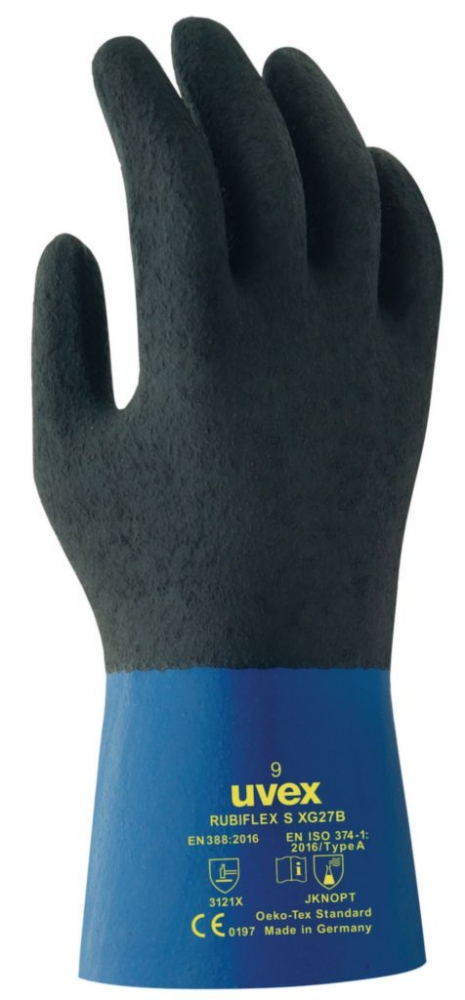 UVEX rubiflex S XG27B chemical protection gloves