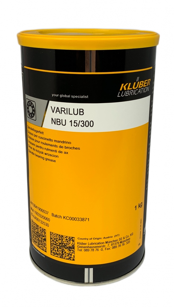 Klüber VARILUB NBU 15/300 Spindle bearing grease 1kg