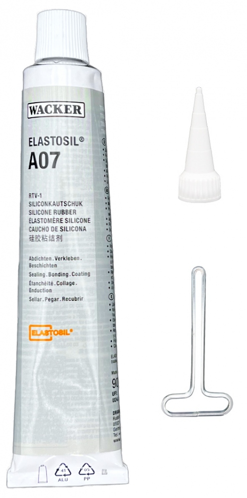 Wacker Elastosil A07 Clear RTV-1 Silicone Rubber 90ml