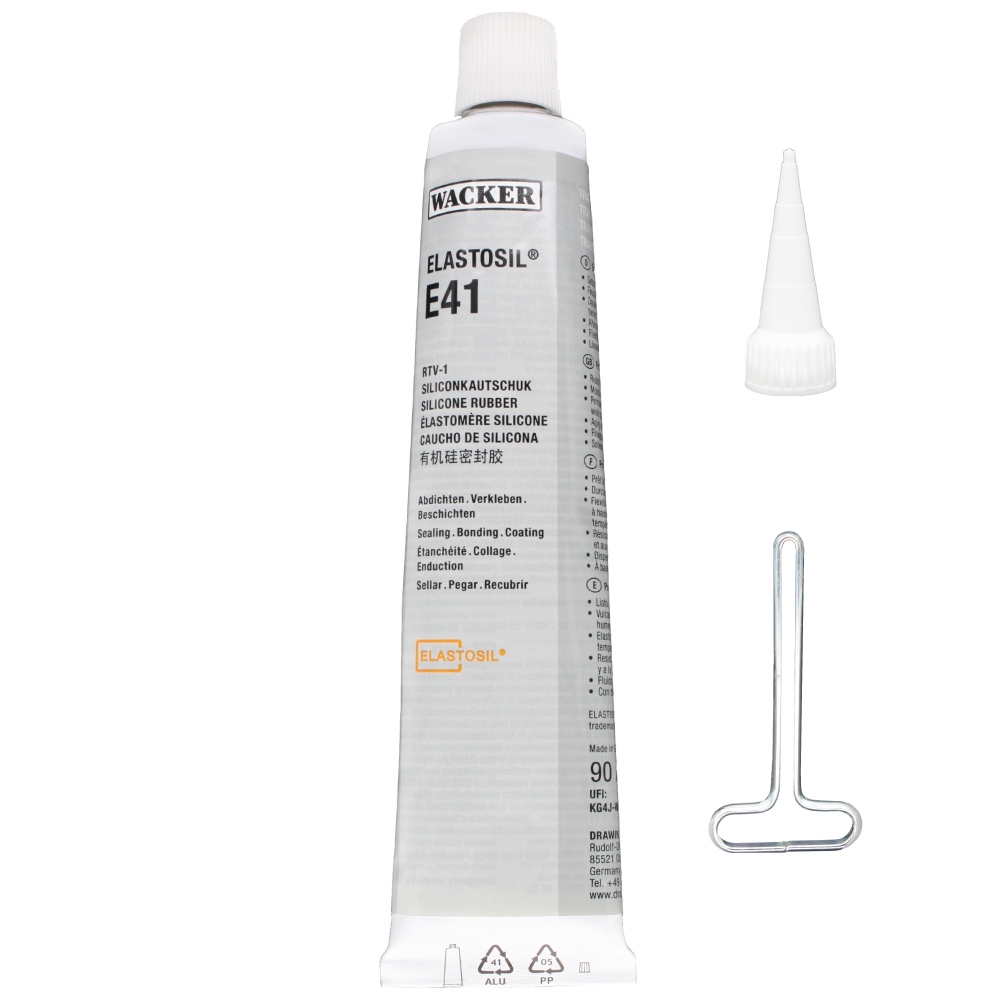 Wacker Elastosil E41 Silicone Rubber RTV-1 transparent 90ml