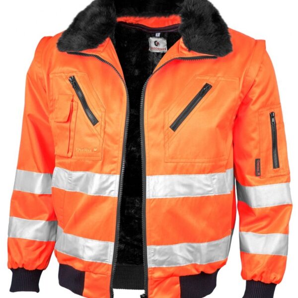 Qualitex Signal 61931B1 safety pilot jacket orange
