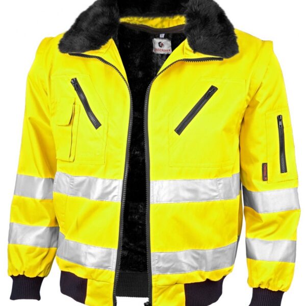 Qualitex Signal 61931B2 safety protection pilot jacket yellow