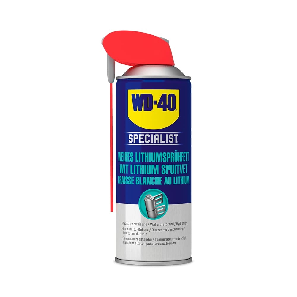 WD-40 Specialist White lithium grease 400ml Smart Straw spray