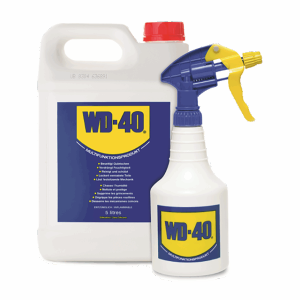 WD-40 5 Liter Canister + 600 ml Atomizer (Empty)