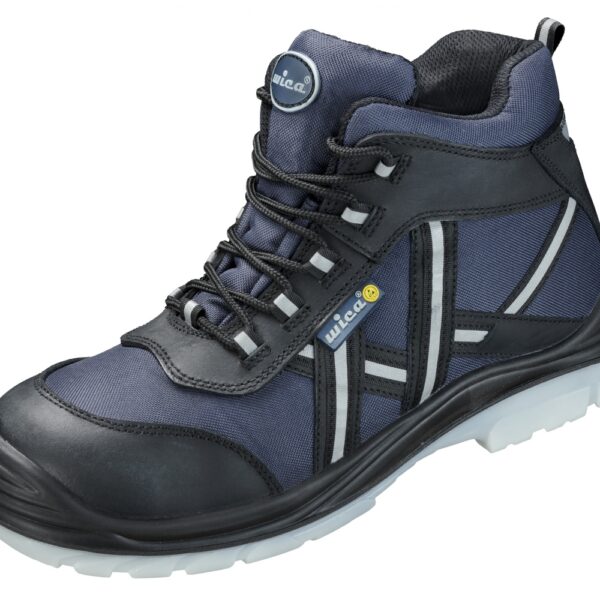Wica 33140 ALENTO Safety laced boots ESD S3 blue/black