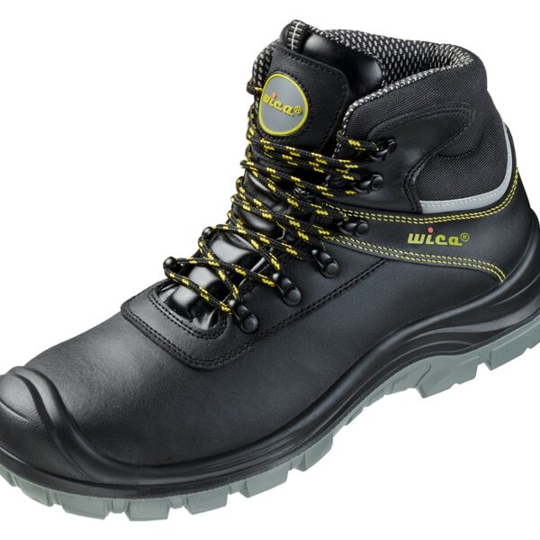 Wica 34334 RIVELLO Safety ankle boots S3 SRC black yellow 36-48