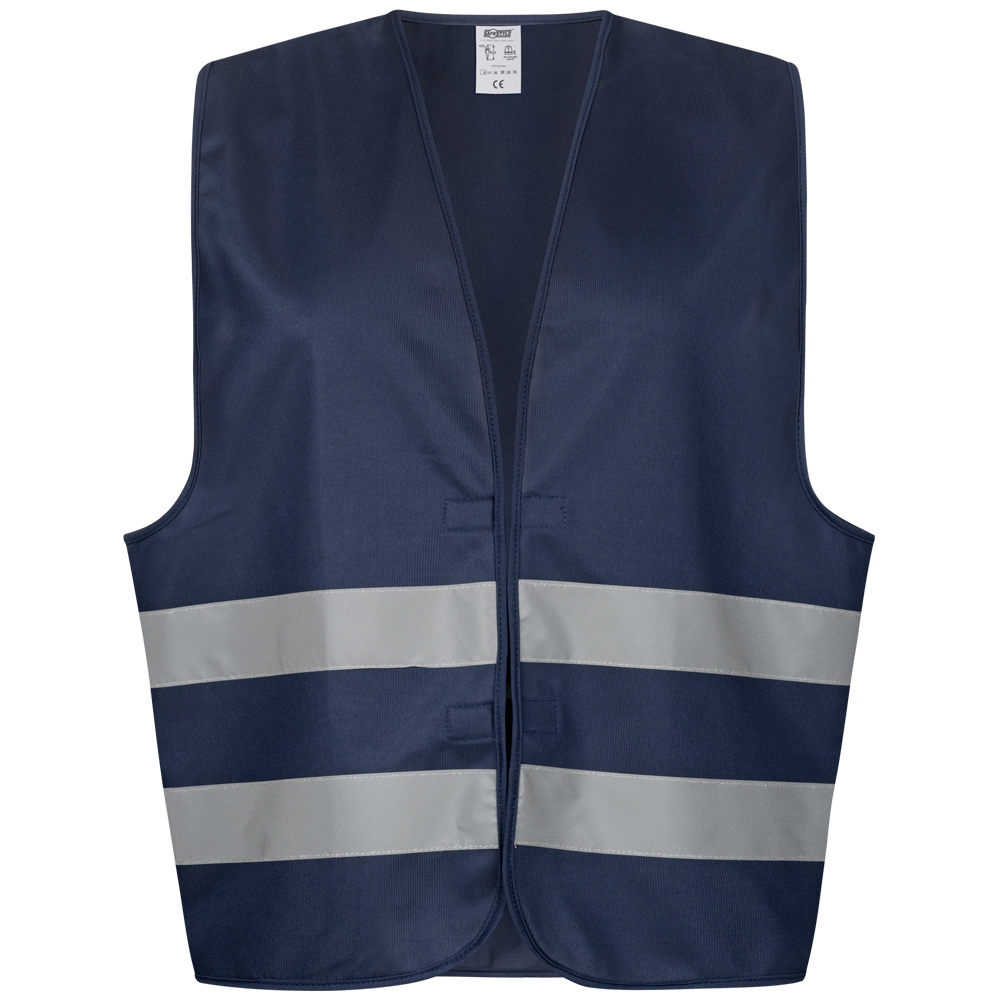 Polyester High-Vis Vest navy blue Safestyle 22661 SKARDE