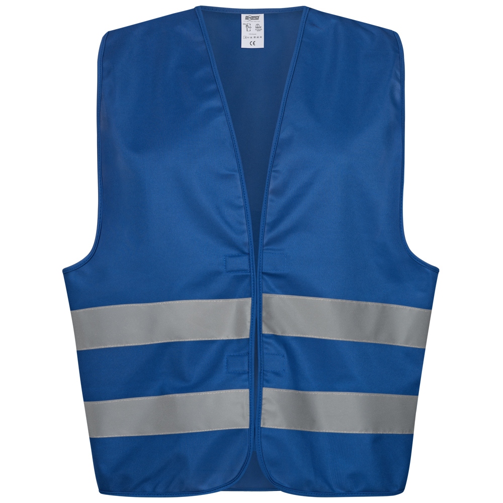 High-Vis vest royal blue in Polyester EN17353 TYP B3  Safestyle 22662