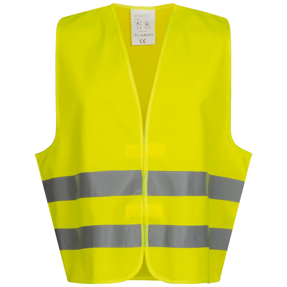 Polyester High Visibility Vest yellow unisize, Wicatex 22685
