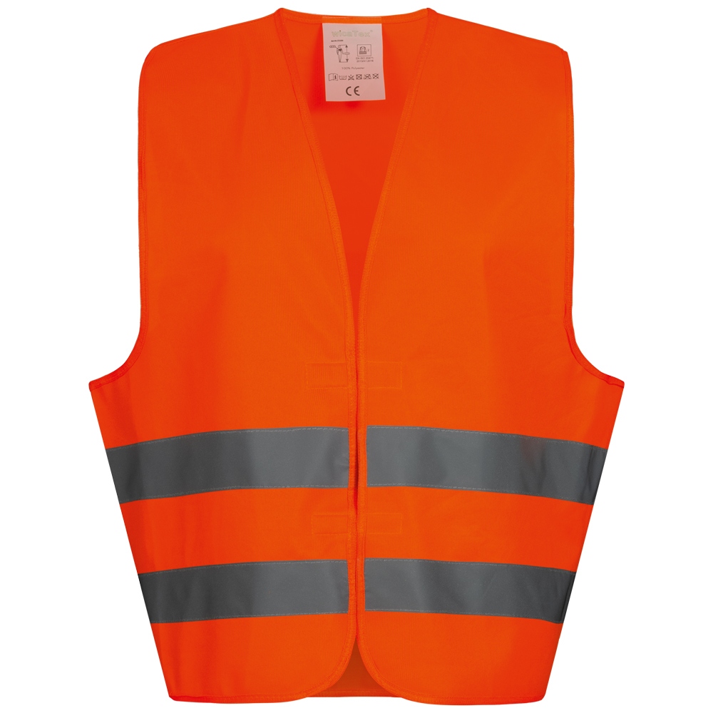 Polyester High-Vis Vest orange Wicatex 22686 OSKAR