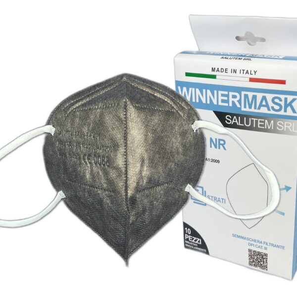 WINNER Foldable 5-layers particulate respirator mask grey FFP2 NR