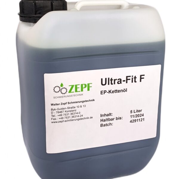 Zepf Ultra Fit F EP 1 Chain oil 5 Liter