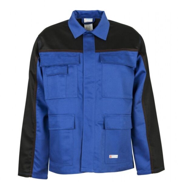 Planam 5511 Weld Shield welding jacket carbon 365 g/m² blue/black