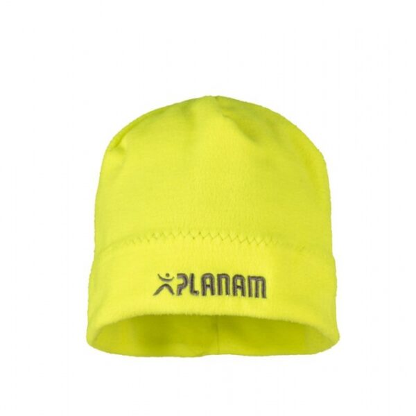 Planam 6014 Fleece hat Yellow Fluorescent